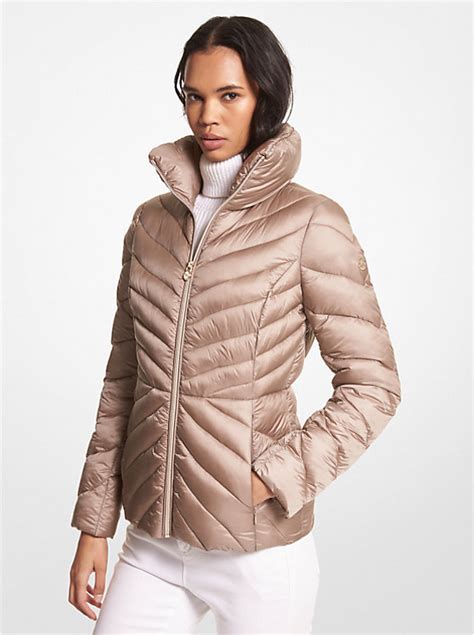 puffer coat michael kors|michael kors packable down fill.